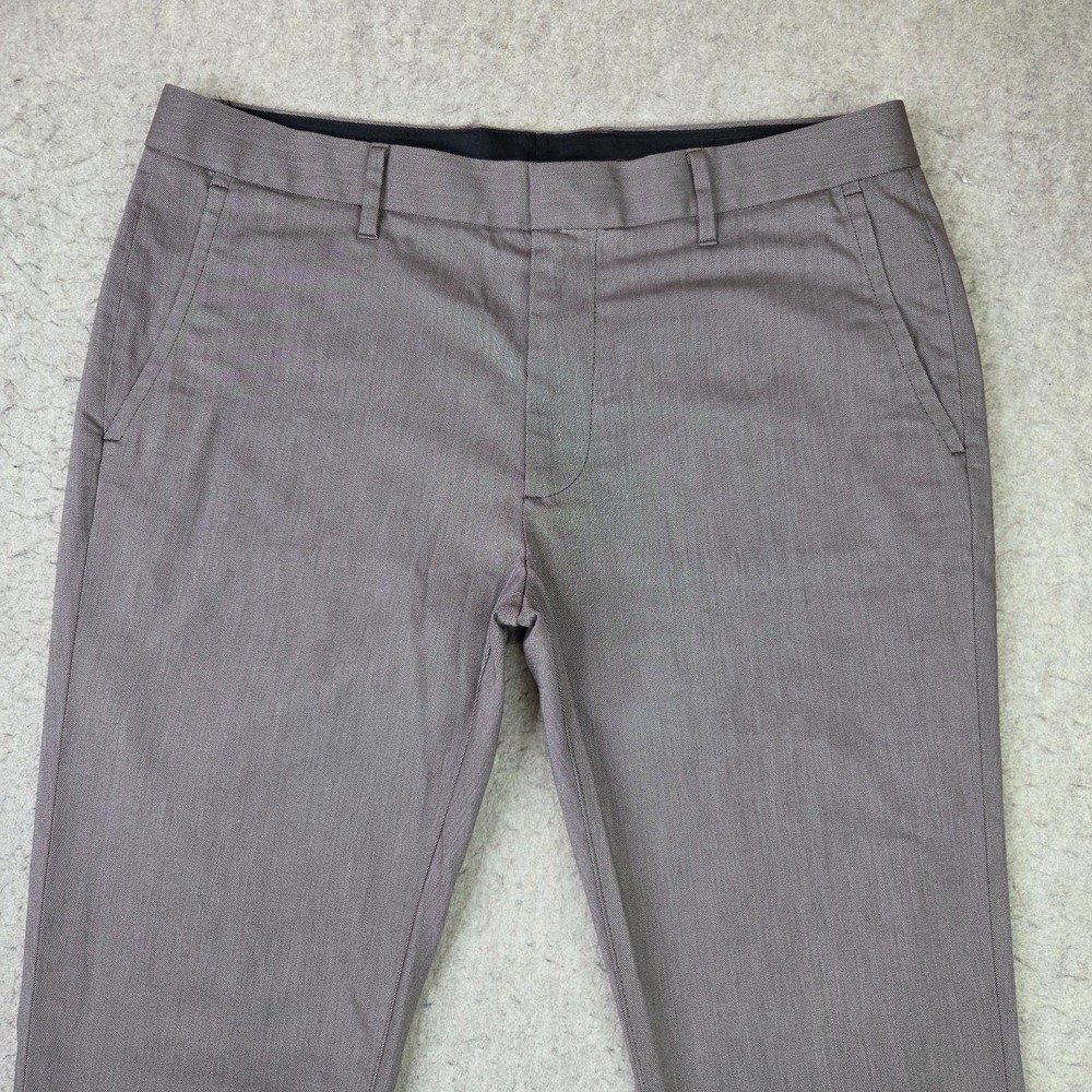 Bonobos Pants Mens 34x32 Gray Chino Thursday Flat Stretch Cotton Weekday Warrior - Picture 2 of 13